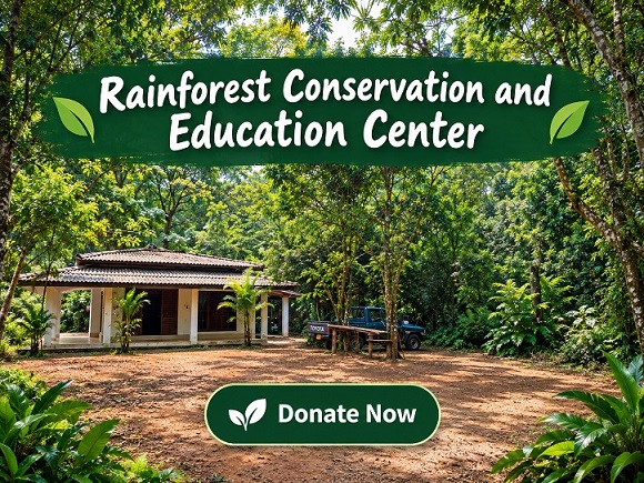 Donate to Rainforest Conservation and Education Center in Sri Lanka
